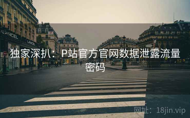 独家深扒:P站官方官网数据泄露流量密码 独家深扒:P站官方官网数据泄露流量密码